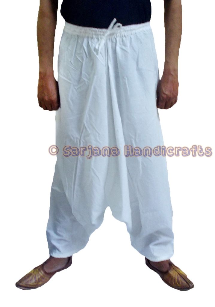 White genie pants With a pair of genie pants, looking exotic during the summer is easy. Featuring legs that billow and vibrant colors, these pants are ideal for teaming with bikinis for a .